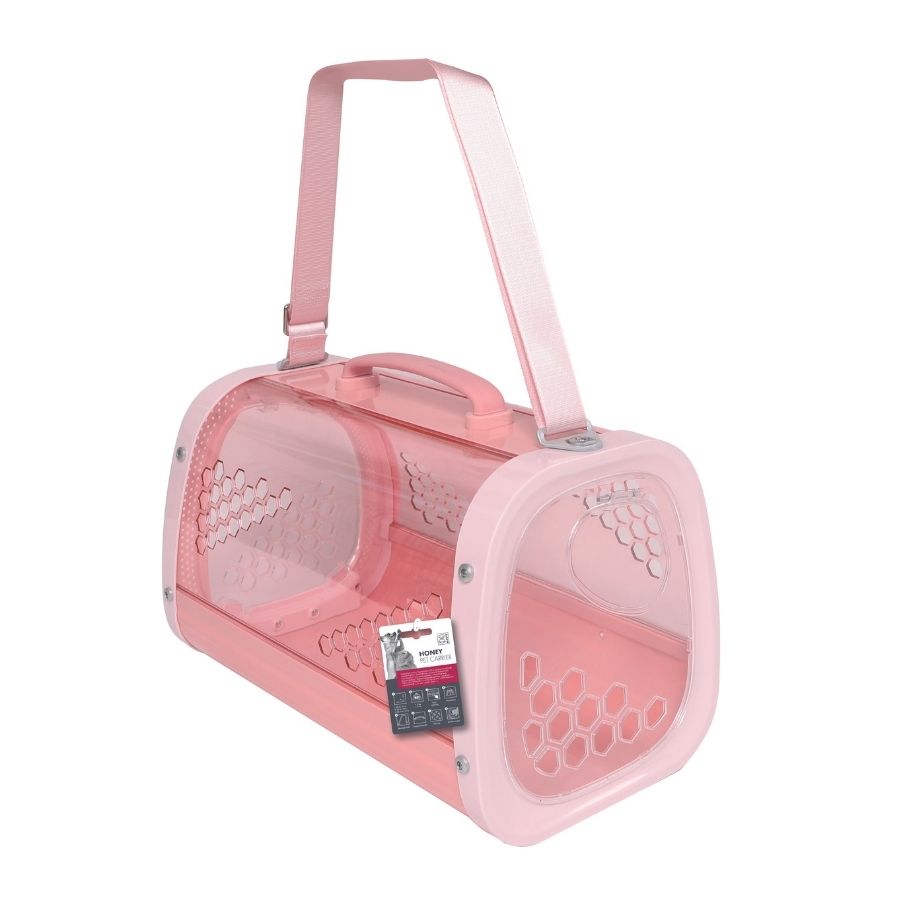 Bolso transportador de mascotas honey - pink, , large image number null